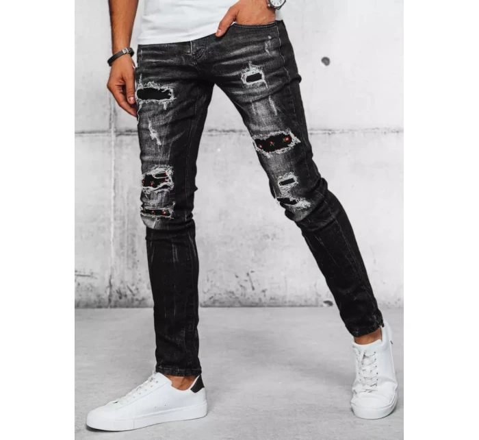 Pánské šedé džínové kalhoty Dstreet model 21968447 - FashionStreet