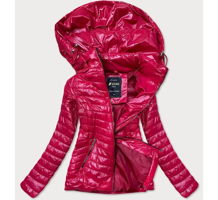Červená lesklá dámská bunda model 16150000 - ATURE