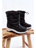 Dziecięce Śniegowce Na Suwak Big Star KK374235 Czarne Dziecięce Śniegowce Na Suwak Big Star KK374235 Czarne