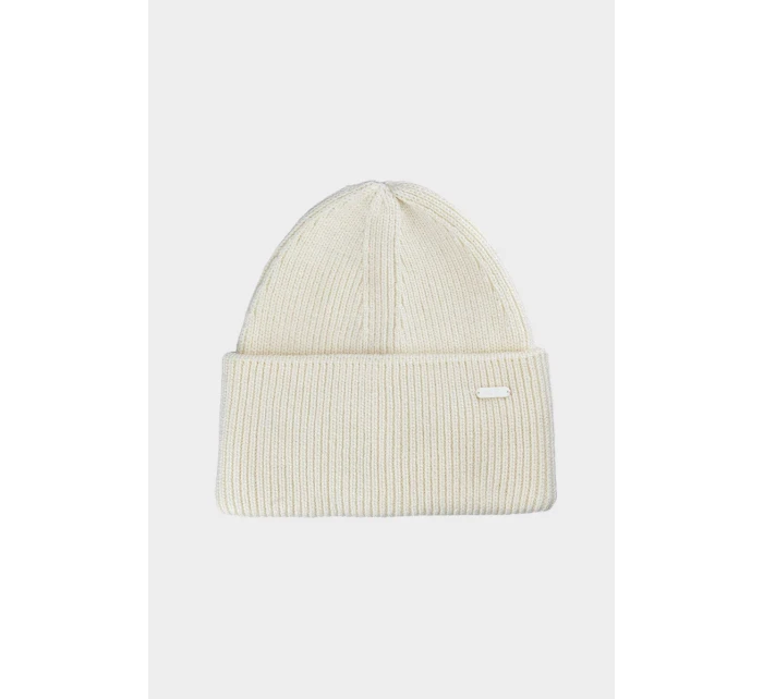 Zimowa Czapka Damska 4F 4FWAW24ACAPF447-11S Biała Zimowa Czapka Damska 4F 4FWAW24ACAPF447-11S Biała