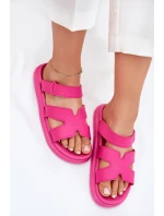 Dámské Gumové Pantofle S Páskem Fuchsie model 21702989 - Boto Dámské Gumové Pantofle S Páskem Fuchsie model 21702989 - Boto