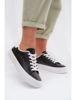 Dámské tenisky z eko kůže Big Star model 22009885 HIPOLY SYSTEM Černé - Big Star Shoes