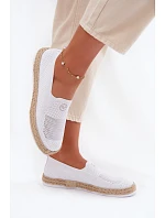 Dámské espadrilky model 22067174 Bílé - VINCEZA Dámské espadrilky model 22067174 Bílé - VINCEZA