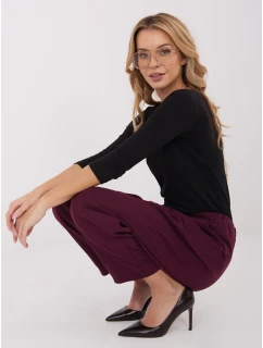 IT SP nohavice FL8557.46 burgundy