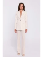 S370 Kvetinová bunda - slonovinová kosť