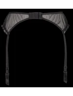 Podväzkový pás Plus Size V-8752 čierna - Axami