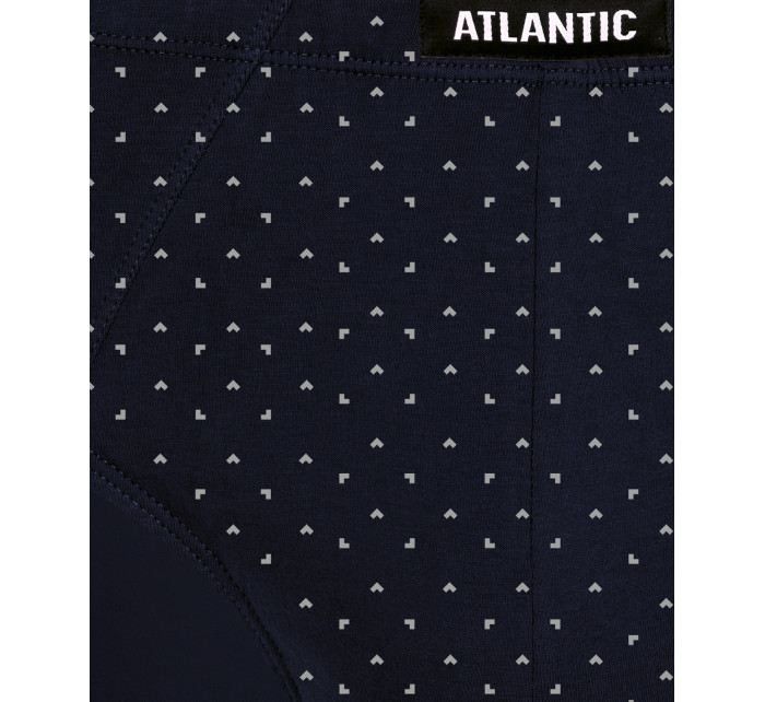 Pánske klasické nohavičky ATLANTIC 3Pack - tmavomodré