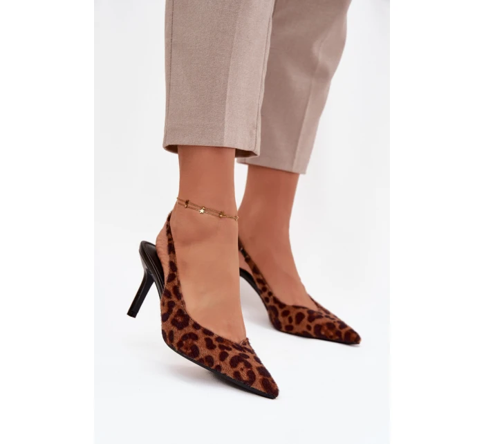 Lodičky s ihlovým podpätkom model 221163 Krok vo veľkom štýle