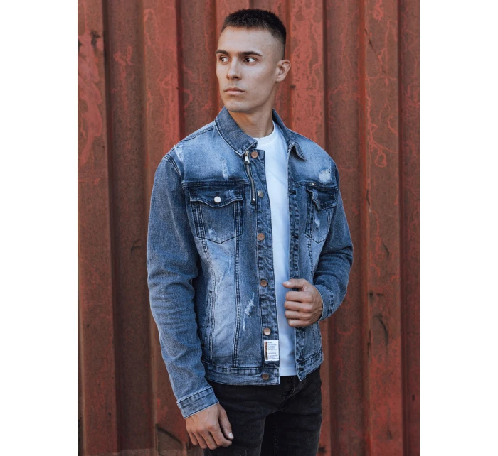 Pánská džínová bunda modrá Dstreet model 21980253 - FashionStreet