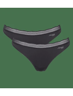 sloggi GO Blush String 2P – čierna – SLOGGI čierna – SLOGGI