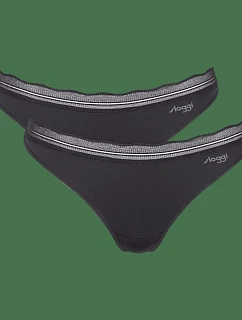 sloggi GO Blush String 2P - Black - SLOGGI Black - SLOGGI