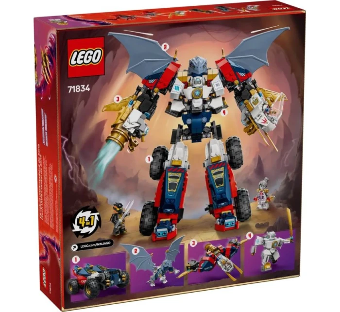 LEGO NINJAGO 71834 Zaneov multifunkčný ultramech LEGO NINJAGO 71834 Zaneov multifunkčný ultramech