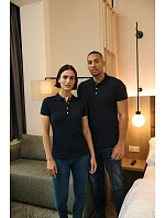 Dámské elastické piqué polo 10. light oxford model 22473814 - Russell Athletic Dámské elastické piqué polo 10. light oxford model 22473814 - Russell Athletic