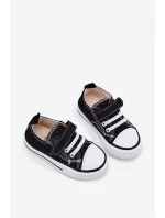 Dětské Tenisky Na Suchý Zip Černé model 21692346 - Boto