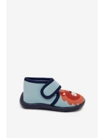 Dětské pantofle na suchý zip modré model 21794083 - Boto Dětské pantofle na suchý zip modré model 21794083 - Boto