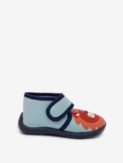 Dětské pantofle na suchý zip modré model 21794083 - Boto