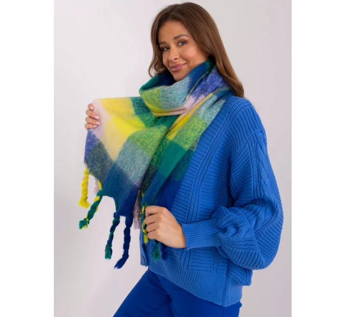 Szalik AT SZ model 19424473 kobaltowy - FPrice Szalik AT SZ model 19424473 kobaltowy - FPrice