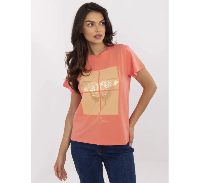 Tričko CLM TS 1704.85 coral Tričko CLM TS 1704.85 coral