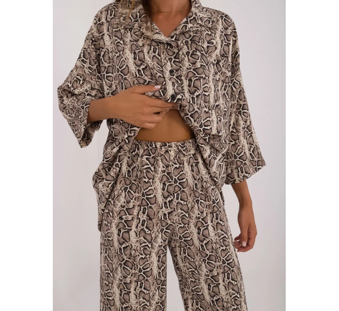 Komplet DHJ KMPL  czarno beżowy model 20479893 - FPrice