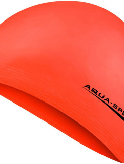 AQUA SPEED Plavecká čepice Soft Latex Orange Pattern 75
