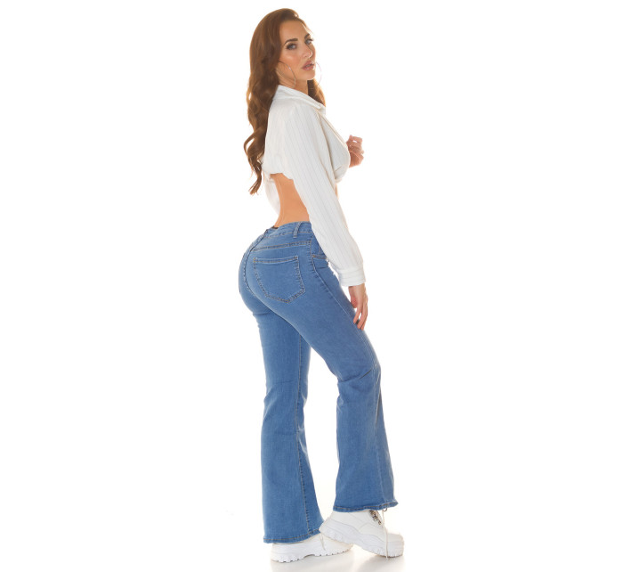 Sexy High Waist Flared Jeans