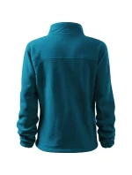 Bunda fleece dámska petrol