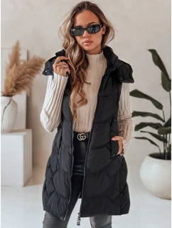Dámská zateplená prošívaná vesta černá Dstreet model 21991348 - FashionStreet