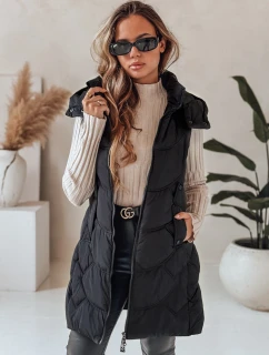 Dámská zateplená prošívaná vesta černá Dstreet model 21991348 - FashionStreet