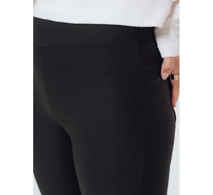 Dámské push up legíny kalhoty černé model 21991621 - Dstreet