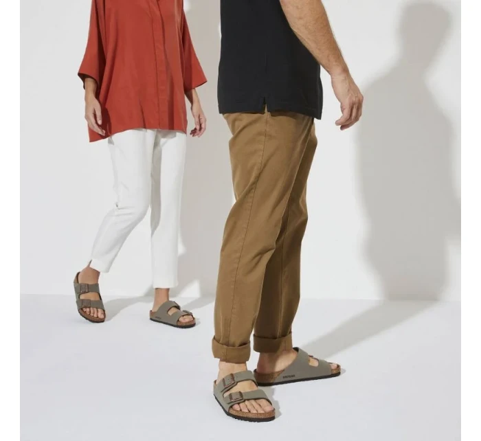 pánské žabky Arizona Stone regular wide grey model 20693648 - Birkenstock pánské žabky Arizona Stone regular wide grey model 20693648 - Birkenstock