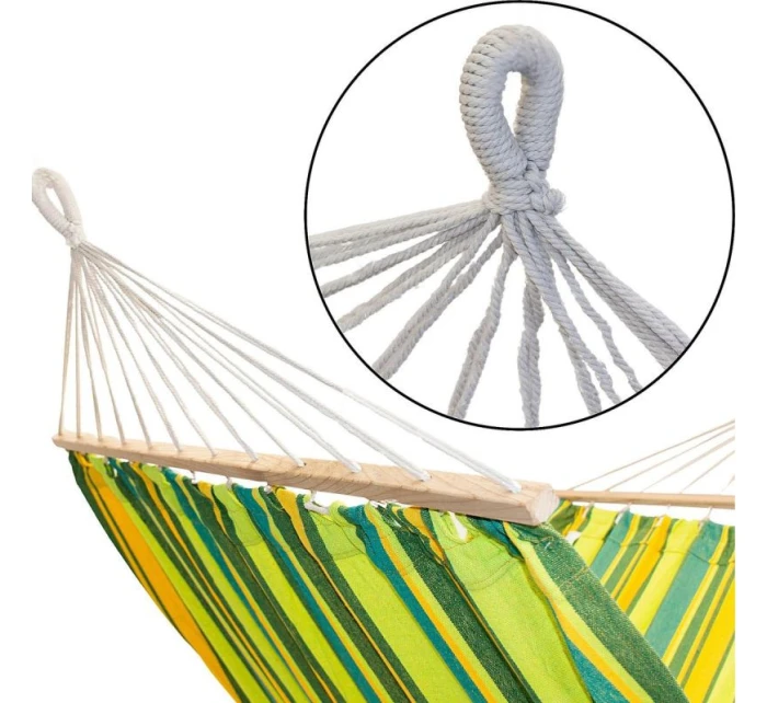 HAMAK OGRODOWY 2  Z DRĄŻKIEM model 21830586