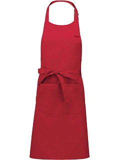 K 890 Zástěra s laclem red model 22542017 - Kariban