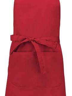 K 890 Zástěra s laclem  red model 22542017 - Kariban