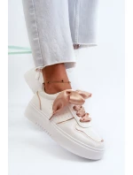 Dámské tenisky na platformě bílé model 21656769 - Boto