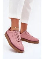 Semišové Dámské Tenisky Daniel  Růžové model 21703337 - Daniel Lopez Just Dare