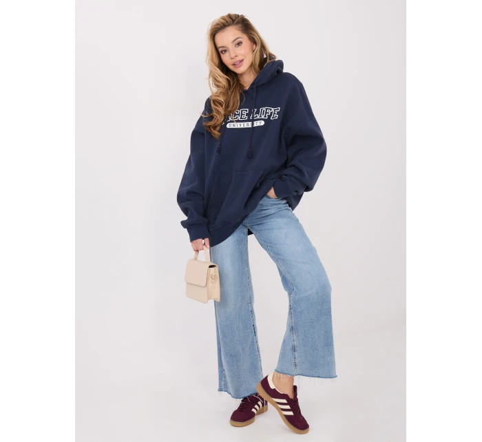 WT BL mikina A1066.53 tmavomodrá