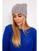 Fleecová čiapka Sonia K201 sivá