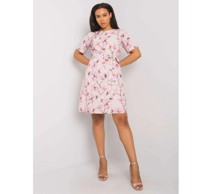 Šaty LK SK 507646 2.29 svetlo béžová