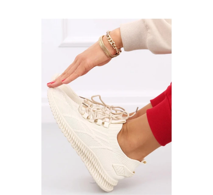 Dámska športová obuv SJ2152 svetlo béžová - Inello