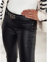 Dámské voskované kalhoty black model 21981204 - Dstreet Dámské voskované kalhoty black model 21981204 - Dstreet