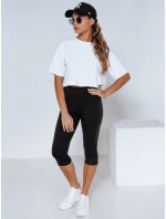 Dámské 3/4 legíny s vysokým pasem černé Dstreet model 21991919 - FashionStreet