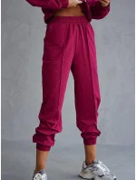 Súprava mikiny so stojačikom a nohavíc bordová (82162) Súprava mikiny so stojačikom a nohavíc bordová (82162)