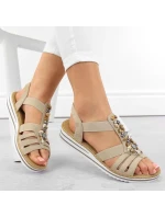 Pohodlné sandále Rieker W RKR680 beige