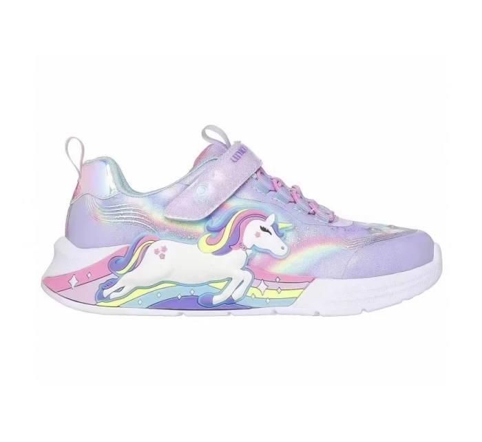 Skechers S Lights - Unicorn Chaser 302298L-LVMT Lavender/Multi detské