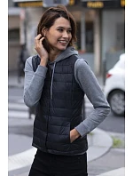 Women Dámská prošívaná vesta deep black model 22499673 - NEOBLU Women Dámská prošívaná vesta deep black model 22499673 - NEOBLU