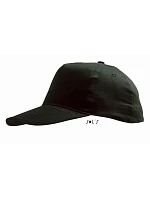 SOL'S Sunny 5 panelová baseballová kšiltovka model 22525334 black SOL'S Sunny 5 panelová baseballová kšiltovka model 22525334 black