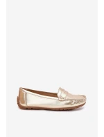 Dámské Eko Kožené Mokasíny Zlaté model 21701539 - Boto