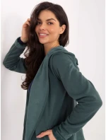Mikina D68450M01066D1 tmavozelená