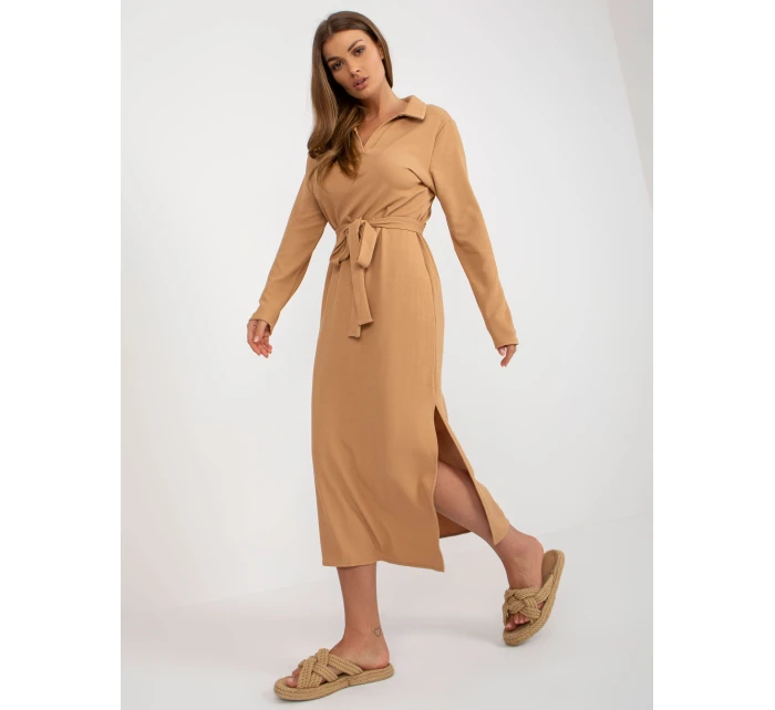 Šaty LK SK 509227.83P camel