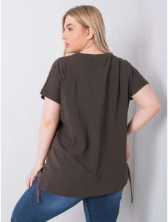 Blúzka RV BZ 6434.28P tmavá khaki